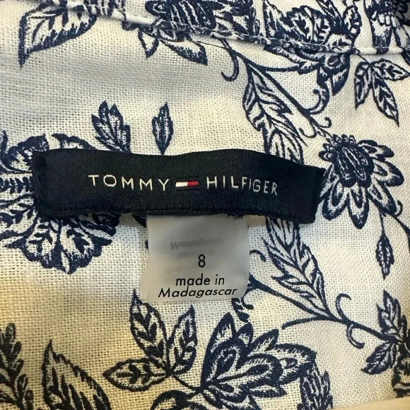 Tommy Hilfiger NWT floral sleeveless button up belted dress - Picture 3 of 3